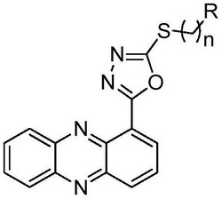一种2-取代硫基-5-(1-吩嗪基)-1,3,4-恶二唑类化合物及其应用